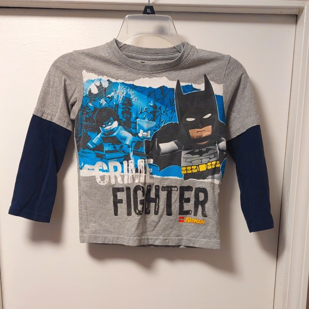 🤑5/$25 LEGO BATMAN Long Sleeve Graphic Tee